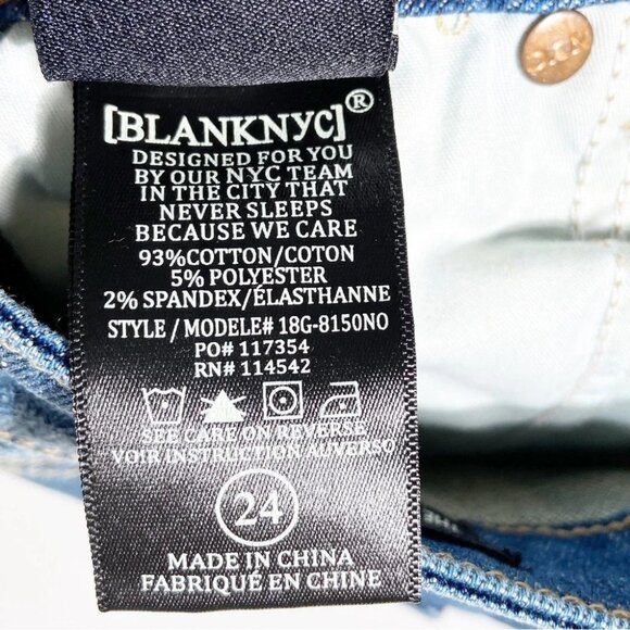 NWT BlankNYC Fulton Boyfriend Denim Shorts in Dress Down Size 24 - Picture 8 of 8
